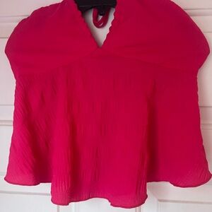 SHEIN Vibrant Pink Blouse